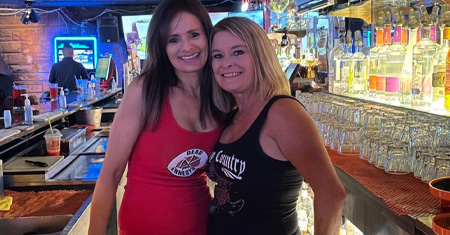 Our friendly bartenders at Bottoms Up Tavern